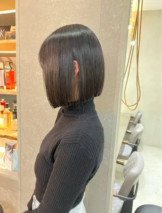 ミディアム 髪質改善/ボブ/ ハイトーン❣️yuiのヘアスタイル