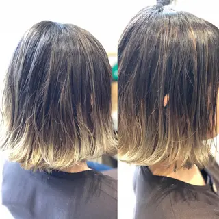 ショート カラー 上村 将人のヘアスタイル