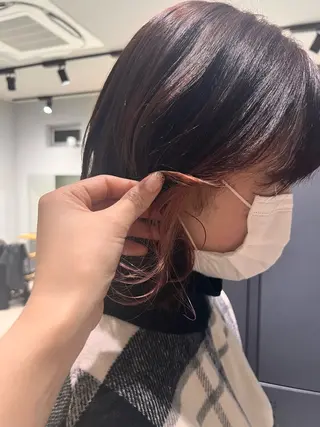 カラー MINX The pass所属・透明感ケアカラー/ レイヤー/ryokaのヘアスタイル