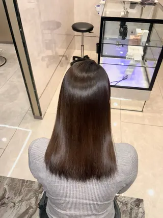 セミロング HARUKI MINATO Japan 大宮店所属・縮毛矯正/ 髪質改善/石橋 魅仁のヘアスタイル