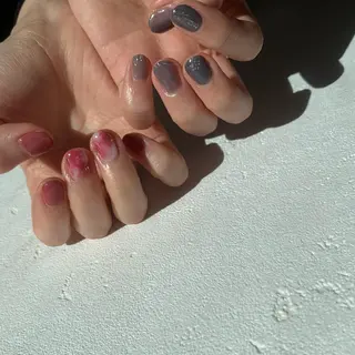 ネイル 《ニュアンスネイル》 risaのネイルデザイン