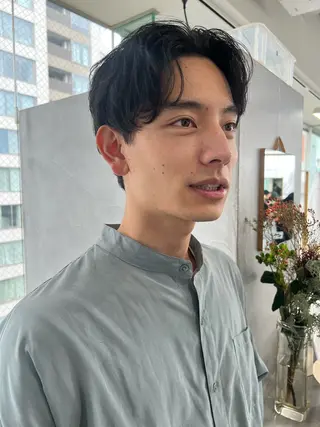パーマ メンズ 表参道メンズカット hikariのヘアスタイル