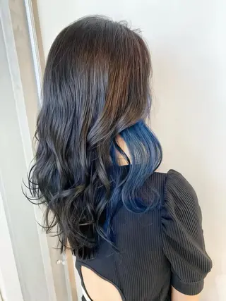 セミロング カラー ALIVE原宿🖤 カラーリストるねこのヘアスタイル