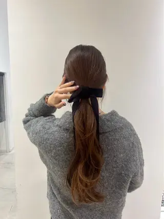 カラー 石橋 華のヘアスタイル