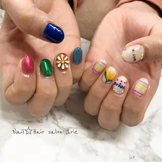ネイル Hair salon Irie所属・與儀 知佳のネイルデザイン