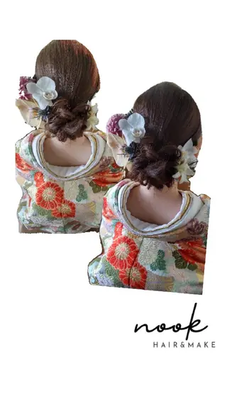 ヘアアレンジ hair&make nookのヘアスタイル