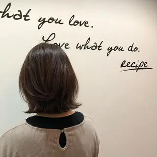 ミディアム 河内 元伸のヘアスタイル