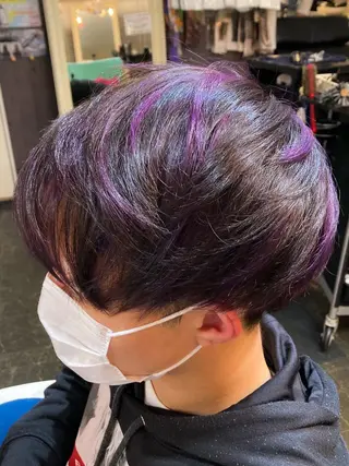 ショート カラー メンズ Kimura Shinyaのヘアスタイル
