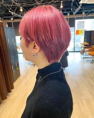 ショート カラー 髪質改善/ブリーチ 田代 龍我のヘアスタイル