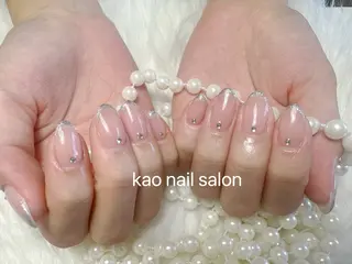 ネイル kao nail マグネット/長さだしのネイルデザイン