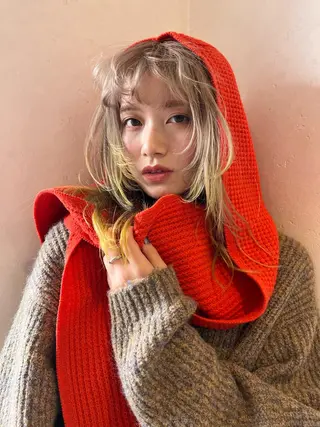 ヘアアレンジ アイブロウ irwi/イルウィ所属・miku🎀門前仲町 ブリーチ・レイヤーのヘアスタイル