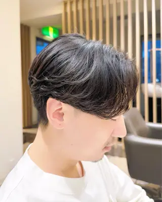 パーマ メンズ 【メンズパーマ】比嘉 啓人のヘアスタイル