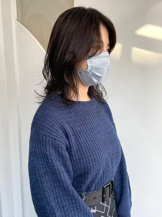 セミロング 🐺高椋 海/ウルフ/レイヤーのヘアスタイル