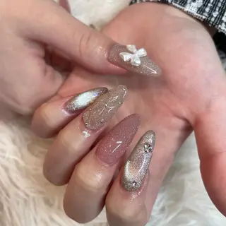 ネイル <まつげパーマ・アイブロウ・ヘアメイク 専門店>Le vail 札幌円山店所属・Le vail Saitoのネイルデザイン