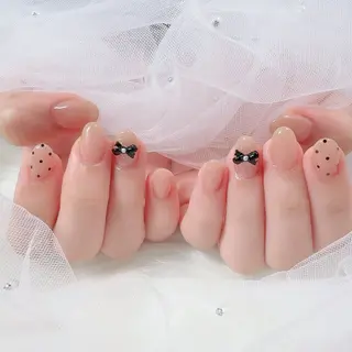 ネイル マジョリカ ブルーのネイルデザイン