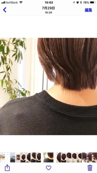 ショート 韓国風デザイン 💐MIZUKI💐のヘアスタイル