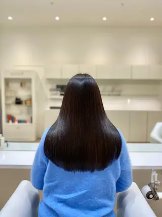 ロング カラー レイヤー/艶カラー /韓国ヘア/高松のヘアスタイル