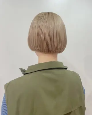 ショート 髪質改善/艶カラー 🤍mizueのヘアスタイル