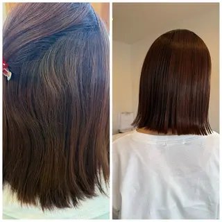 ミディアム タガミ リンカのヘアスタイル