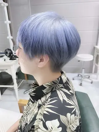 ショート ヘアアレンジ メンズ カラー Days 透明感カラーのヘアスタイル