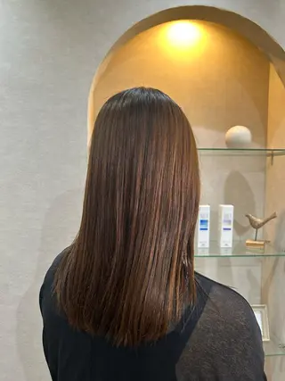 セミロング カラー パーマ 💠 AYAKA💠のヘアスタイル