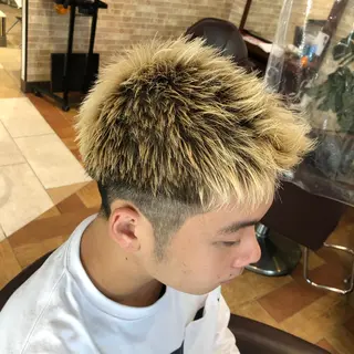 ショート メンズ ツイスパ/メンズ特化 🦋𝑺𝑶𝑵𝑬の眉毛・アイブロウイメージ