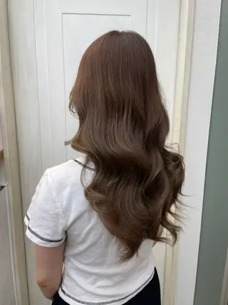 ロング カラー パーマ N° anfeel 渋谷🪞🫧のヘアスタイル