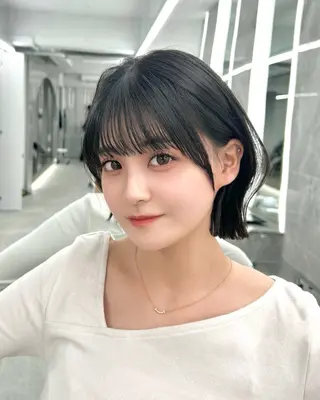 ショート 韓国顔まわり/前髪 /レイヤー/いつきのヘアスタイル