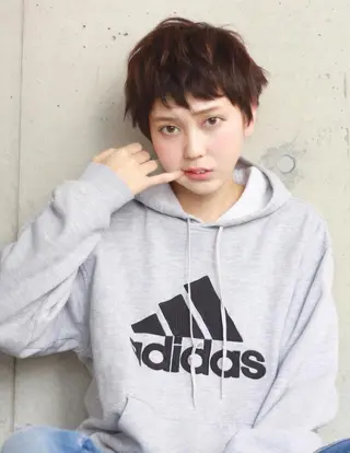 ショート メンズ カラー Lumderica(ラムデリカ)所属・横浜/元町/石川町 ラムデリカYUKAのヘアスタイル