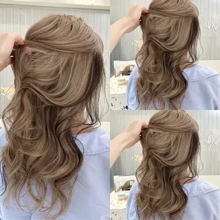 ロング 卒業式ヘアセット🎀 ヘアアレンジのヘアスタイル