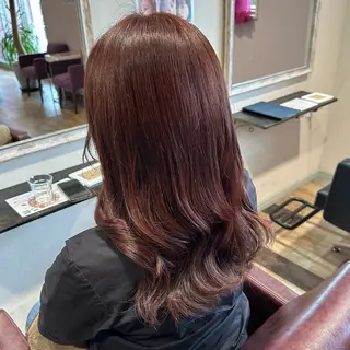 セミロング カラー 柔らかいcolor ¦韓国¦🩰マユ🩰のヘアスタイル