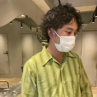 パーマ メンズ 🌈圧倒的デザイン パーマ 関和希のヘアスタイル