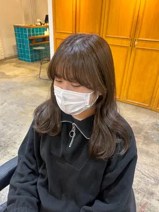 ロング ナチュラル大人っぽい スタイル　MAORIのヘアスタイル