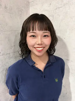 ショート パーマ ハイトーン🇰🇷 19歳美容師アリルのヘアスタイル