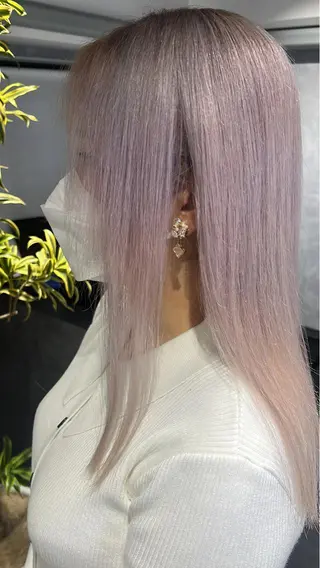 ショート カラー mimiiy梅田 中崎町ハイトーンのヘアスタイル