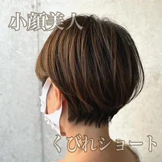 ショート 目を惹く艶髪/髪質 改善カラー🤎ぐっちのヘアスタイル