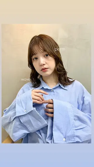 ミディアム mee.浦和所属・ami  ︎︎のヘアスタイル