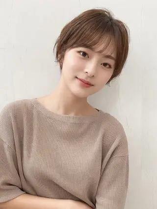 ショート カラー 岸本 一誠のヘアスタイル