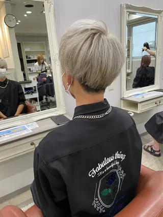 ショート カラー メンズ ミユル/ 盛れるエクステ🎀✨のヘアスタイル