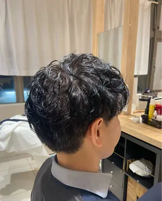 パーマ メンズ 🦋みま🦋 PROGRESSのヘアスタイル