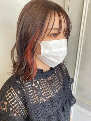 ミディアム 🎀韓国レイヤー 🇰🇷mireiのヘアスタイル