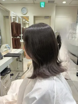 ミディアム 曲がる縮毛/カルマパ ーマ/池袋/横村大全のヘアスタイル