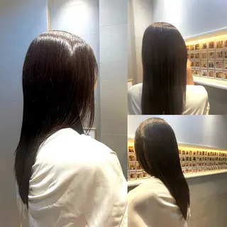 ロング カラー 🎈ブリーチなし暖色 カラー/レッド/ゆいのヘアスタイル