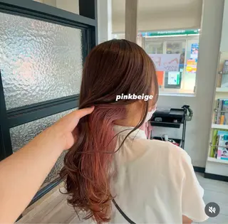 セミロング ブリーチなしダブル カラー/なぎ🦖ᩚのヘアスタイル