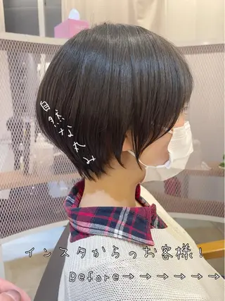 ショート ✂ショート・ボブ専門 顔型診断✂奥田裕仁のヘアスタイル