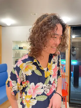 セミロング パーマ メンズ 🍊mai🍊 似合わせパーマのヘアスタイル