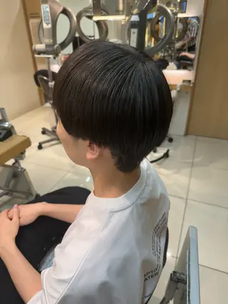 ショート メンズ パーマ/ハイトーン /吉田眞のヘアスタイル