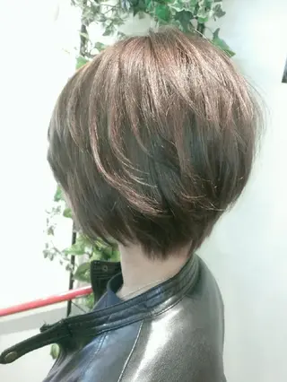 ショート カラー 植田 /エクステ /ブリーチ/髪質改善のヘアスタイル