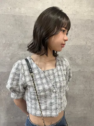 ミディアム ヘアアレンジ 坂本 理輝のヘアスタイル