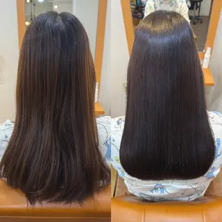 セミロング カラー パーマ 蒲田TSUJINO/ 縮毛矯正/髪質改善のヘアスタイル